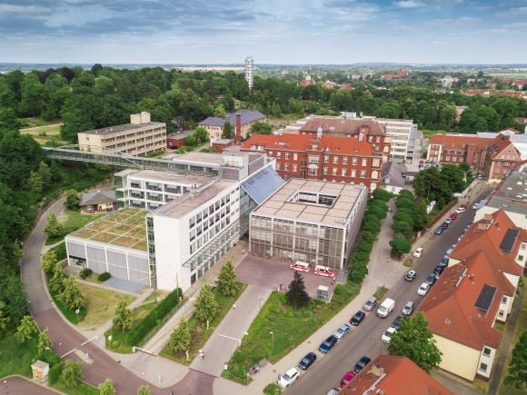 Brandenburg Hospital aerial view
