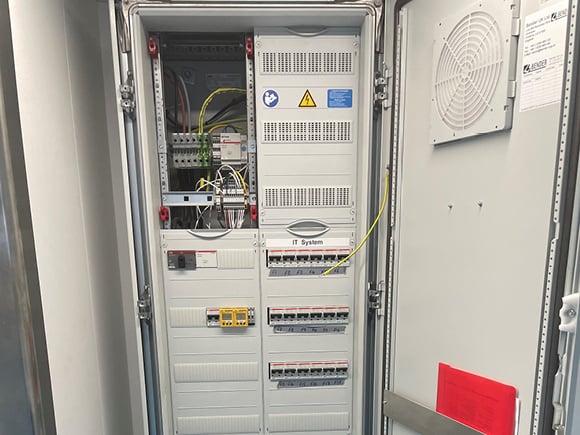 The supply distribution for the operating theatres was newly installed
