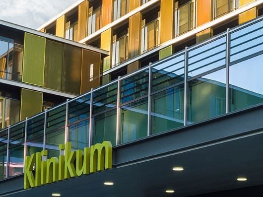 Modern hospital